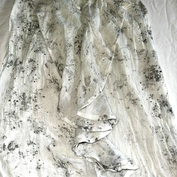 Poetry Clothing Ruffle Front Sleeveless Tank Top Marble Print Women’s Large-A346 - Picture 4 of 5